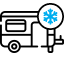 cooling trailer icon